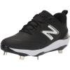 imageNew Balance Mens Fresh Foam X 3000 V6 Metal Baseball ShoesBlackWhite Synthetic