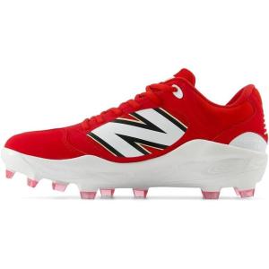 imageNew Balance Mens Fresh Foam 3000 V7 Molded Baseball Shoe Mercury RedGold 65 MTeam RedWhite