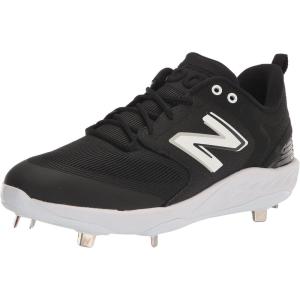 imageNew Balance Mens Fresh Foam X 3000 V6 Metal Baseball ShoesBlackWhite