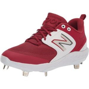 imageNew Balance Mens Fresh Foam X 3000 V6 Metal Baseball ShoesCardinalWhite