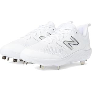 imageNew Balance Mens Fresh Foam X 3000 V6 Metal Baseball ShoesWhite