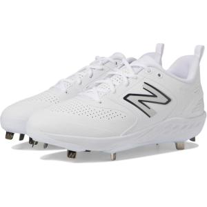 imageNew Balance Mens Fresh Foam X 3000 V6 Metal Baseball ShoesWhiteCastlerock