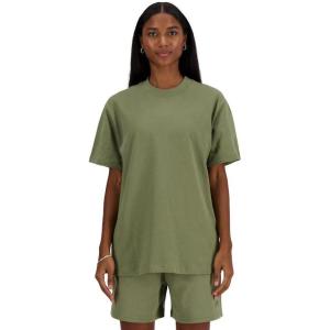 imageNew Balance Womens Athletics Jersey TShirtDark Olivine