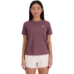 imageNew Balance Womens Athletics TShirtLicorice Heather