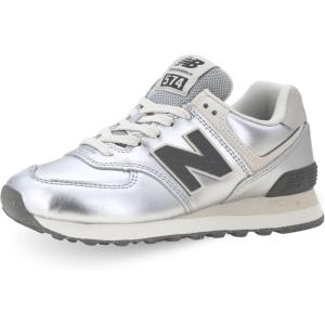 imageNew Balance Womens 574 V2 SneakerMetallic SilverArtic Grey