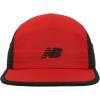 imageNew Balance Adult Unisex 5 Panel Lightweight Adjustable Camper Flat Bill Running HatNatural Red