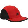 imageNew Balance Adult Unisex 5 Panel Lightweight Adjustable Camper Flat Bill Running HatNatural Red