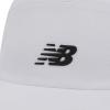 imageNew Balance Adult Unisex 5 Panel Lightweight Adjustable Camper Flat Bill Running HatNatural White