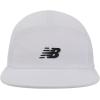 imageNew Balance Adult Unisex 5 Panel Lightweight Adjustable Camper Flat Bill Running HatNatural White