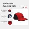 imageNew Balance Adult Unisex 5 Panel Lightweight Adjustable Camper Flat Bill Running HatOlive