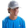 imageNew Balance Adult Unisex 6 Panel Lightweight Adjustable Stretch Performance Workout Gym Running Mesh HatGray