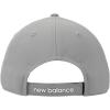 imageNew Balance Adult Unisex 6 Panel Lightweight Adjustable Stretch Performance Workout Gym Running Mesh HatGray