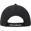 imageNew Balance Adult Unisex 6 Panel Lightweight Adjustable Stretch Performance Workout Gym Running Mesh HatNatral Black