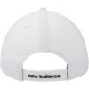 imageNew Balance Adult Unisex 6 Panel Lightweight Adjustable Stretch Performance Workout Gym Running Mesh HatNatural White