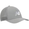 imageNew Balance Adult Unisex 6 Panel Lightweight Adjustable Stretch Running Workout Trucker HatGray