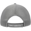 imageNew Balance Adult Unisex 6 Panel Lightweight Adjustable Stretch Running Workout Trucker HatGray
