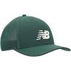 imageNew Balance Adult Unisex 6 Panel Lightweight Adjustable Stretch Running Workout Trucker HatGreen