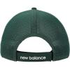 imageNew Balance Adult Unisex 6 Panel Lightweight Adjustable Stretch Running Workout Trucker HatGreen