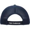 imageNew Balance Adult Unisex 6 Panel Lightweight Adjustable Stretch Running Workout Trucker HatNavy