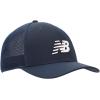 imageNew Balance Adult Unisex 6 Panel Lightweight Adjustable Stretch Running Workout Trucker HatNavy