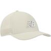 imageNew Balance Adult Unisex 6 Panel Lightweight Adjustable Stretch Running Workout Trucker HatSand