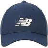 imageNew Balance Adult Unisex 6 Panel Structured StretchFit Performance Running Workout Gym HatNavy