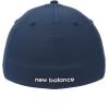 imageNew Balance Adult Unisex 6 Panel Structured StretchFit Performance Running Workout Gym HatNavy