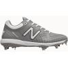 imageNew Balance Mens 4040 V5 Metal Baseball ShoeGreyWhite