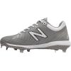 imageNew Balance Mens 4040 V5 Metal Baseball ShoeGreyWhite