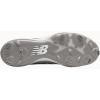imageNew Balance Mens 4040 V5 Metal Baseball ShoeGreyWhite