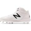 imageNew Balance Mens 4040 V5 Metal Baseball ShoeWhite