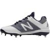 imageNew Balance Mens L4040v4 Metal Baseball ShoeNavyWhite