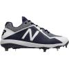 imageNew Balance Mens L4040v4 Metal Baseball ShoeNavyWhite