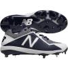 imageNew Balance Mens L4040v4 Metal Baseball ShoeNavyWhite