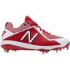imageNew Balance Mens L4040v4 Metal Baseball ShoeRedWhite