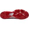 imageNew Balance Mens L4040v4 Metal Baseball ShoeRedWhite