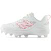imageNew Balance Womens Fresh Foam Velo V4 Molded Softball ShoesWhiteUltra Pink