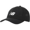 imageNew Balance Adult Unisex 6 Panel Lightweight Adjustable Stretch Performance Workout Gym Running Mesh HatNatral Black