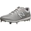 imageNew Balance Mens 4040 V5 Metal Baseball ShoeGreyWhite
