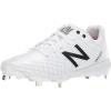 imageNew Balance Mens 4040 V5 Metal Baseball ShoeWhiteWhite