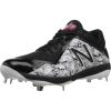 imageNew Balance Mens L4040v4 Metal Baseball ShoeBlackCamo Green
