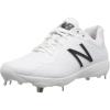 imageNew Balance Mens L4040v4 Metal Baseball ShoeSynthetic White