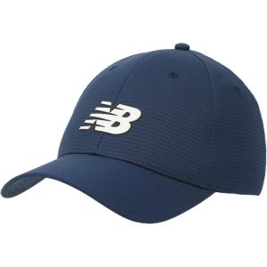 imageNew Balance Adult Unisex 6 Panel Structured StretchFit Performance Running Workout Gym HatNavy