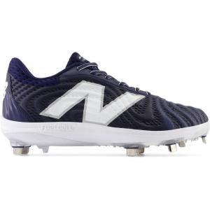 imageNew Balance Mens FuelCell 4040 V7 Metal Baseball Shoe Team NavyOptic White 11 M