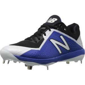 imageNew Balance Mens L4040v4 Metal Baseball ShoeBlackTeam Royal