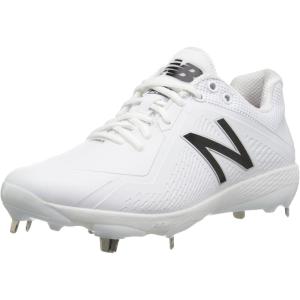 imageNew Balance Mens L4040v4 Metal Baseball ShoeSynthetic White