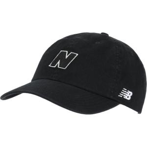 imageNew Balance Mens and Womens Block N 6Panel Snapback Hat Casual Wear One Size Fits MostV 20  Black