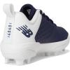 imageNew Balance Kids 4040 V8 RubberMolded Baseball ShoeTeam NavyWhite