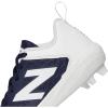 imageNew Balance Kids 4040 V8 RubberMolded Baseball ShoeTeam NavyWhite