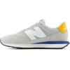 imageNew Balance Mens 237 V1 Classic Road Running ShoeBrighton GreyWhiteVarsity Gold